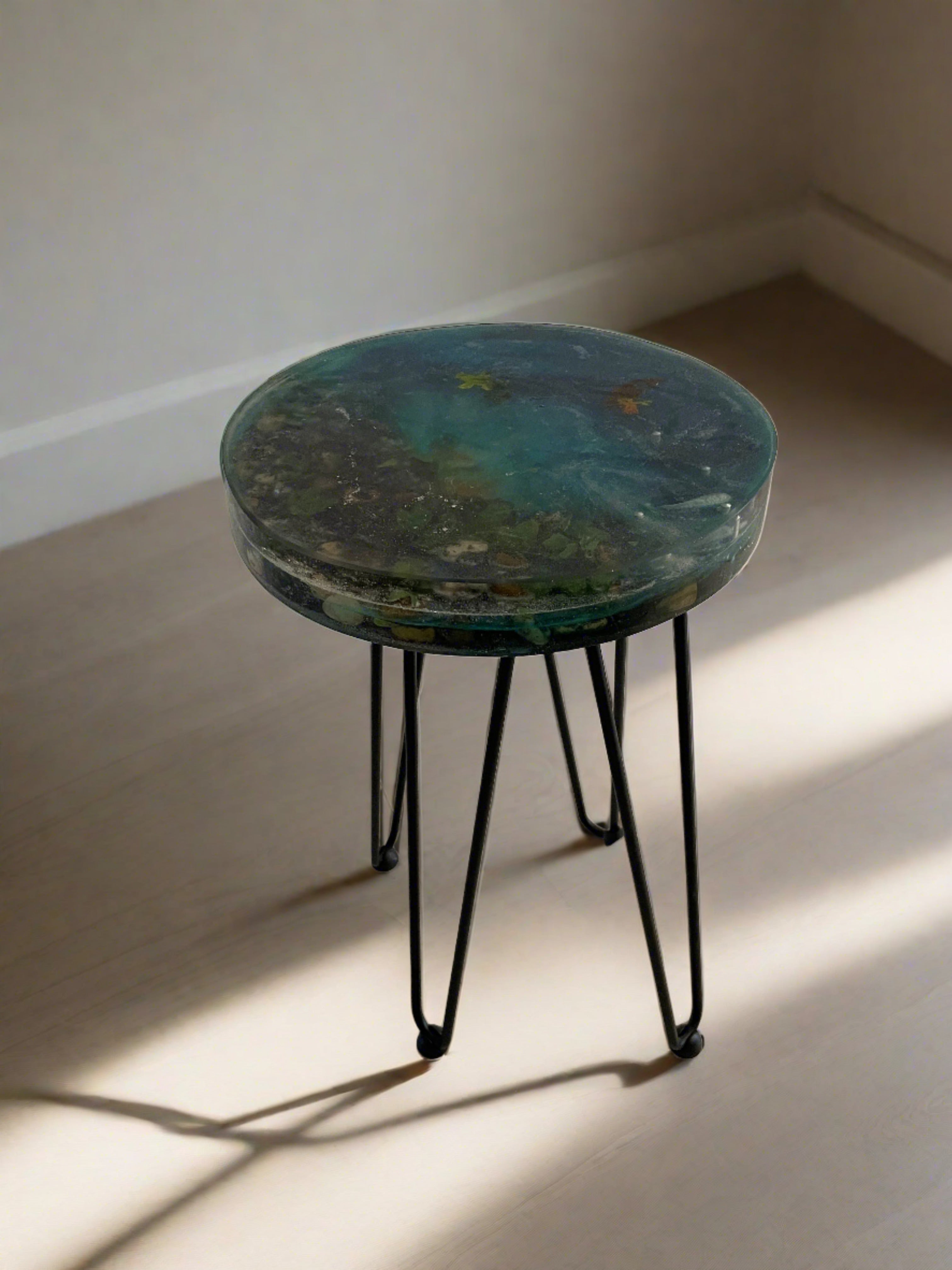 Round Resin Coffee Table – Tess Essentials