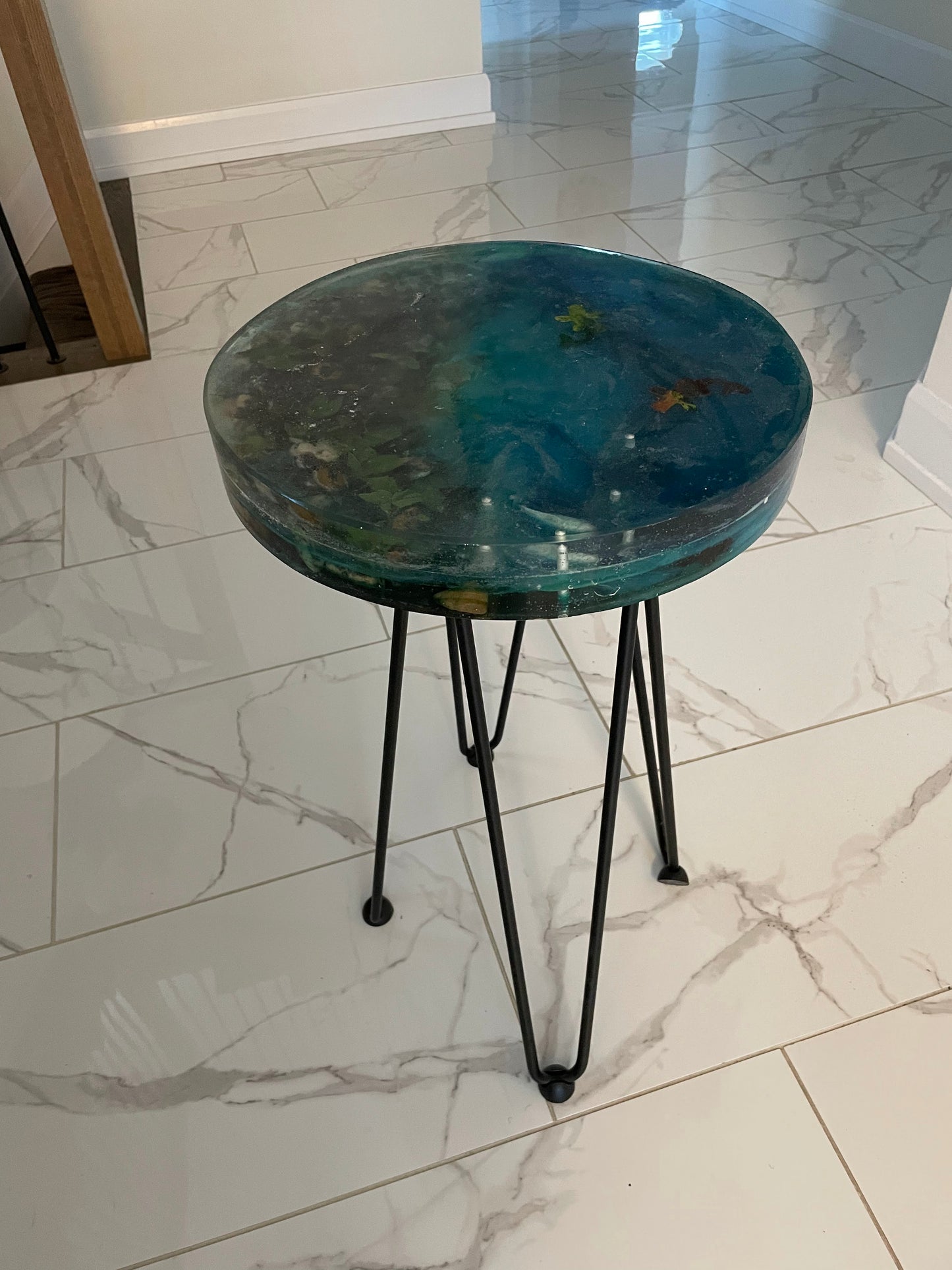Round Resin Coffee Table