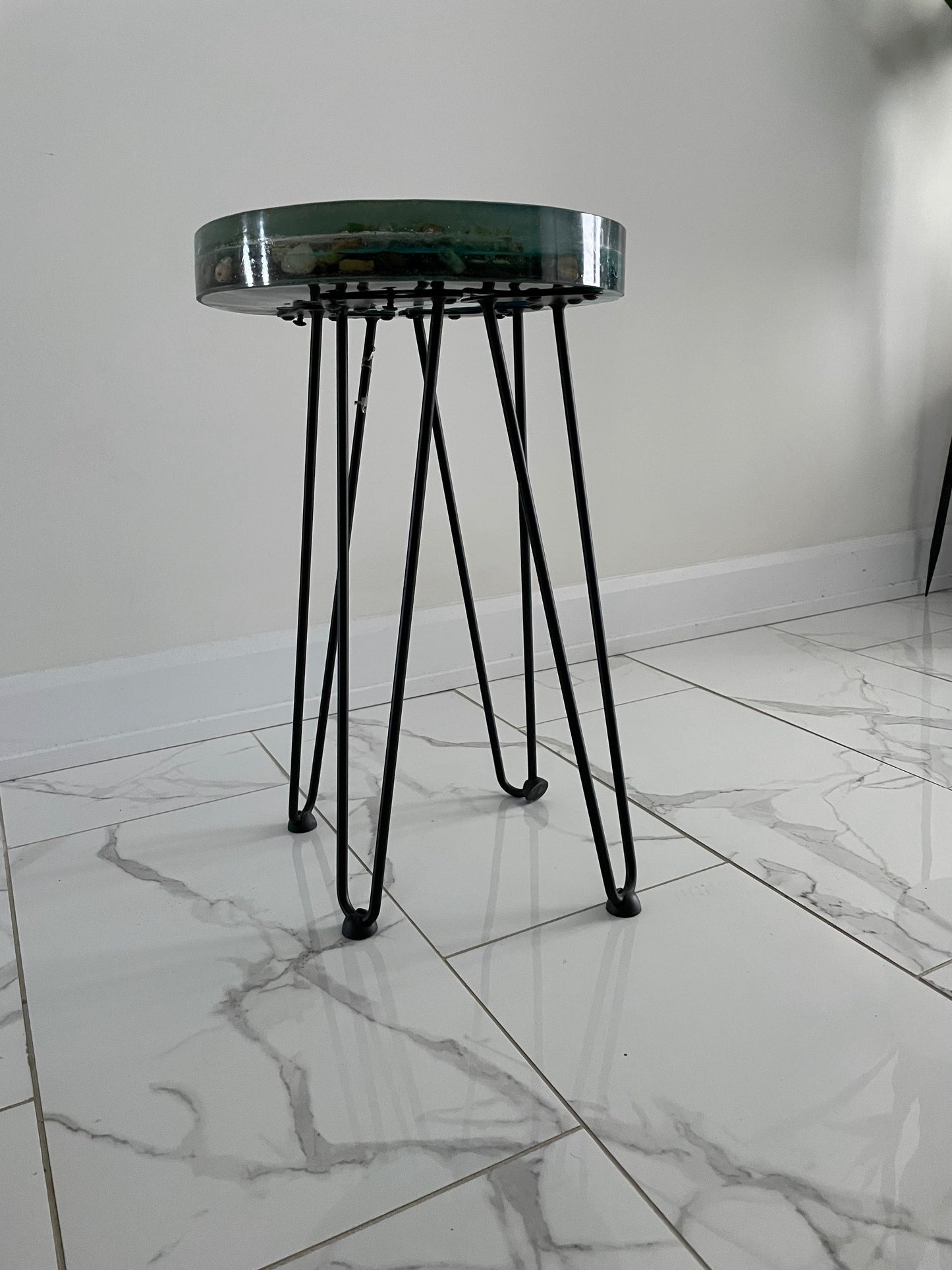 Round Resin Coffee Table