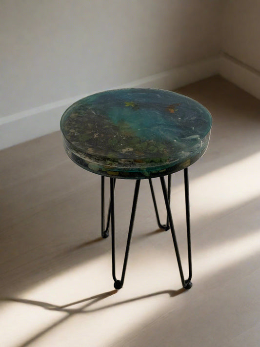Round Resin Coffee Table