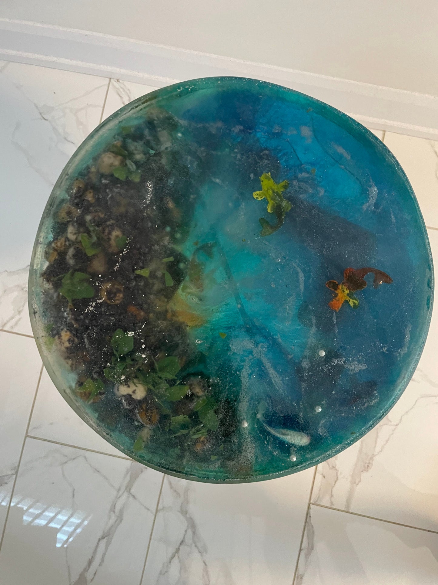 Round Resin Coffee Table